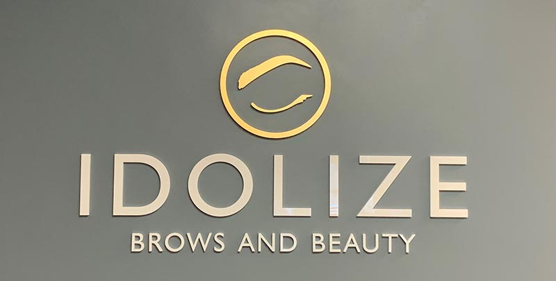 high-quality reception area signage in Charlotte, NC
