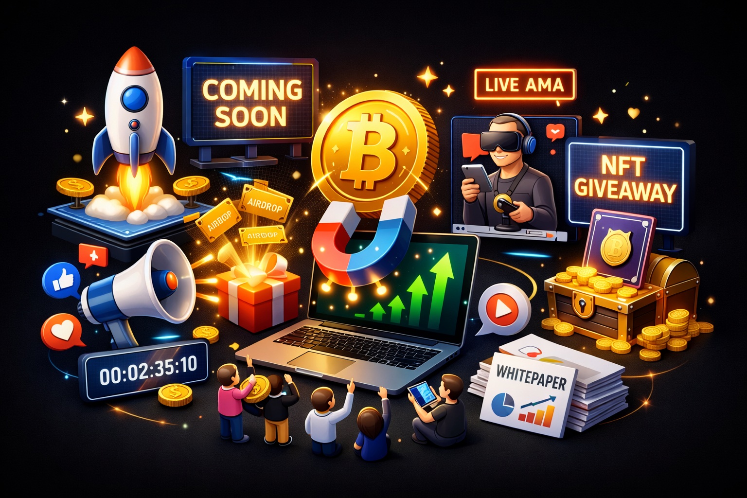 Crypto Token Marketing Agency