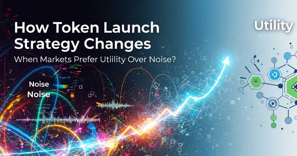 How Token Launch Strategy Changes When Markets Prefer Utility Over Noise?